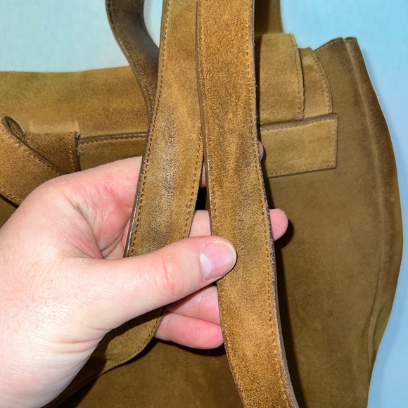 Saint Laurent Hedi Slimane Western/Cowboy Fringe Festival Backpack in Tan Suede - Picture 9 of 16